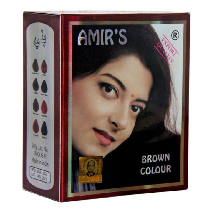 Amir's Hair Color With Natural Henna 6sachets | Lazada PH