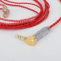 Red Custom Made 4 Core MMCX Cable Earphone Upgrade Cable for Shure SE846 SE535 SE315 SE215 UE900