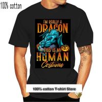 I 39;M Really A Dragon camiseta de alta calidad para hombres disfraz de Halloween este es mi humano S 3Xl