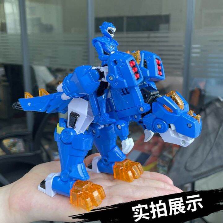 2023-สินค้าใหม่-mini-special-team-super-dinosaur-power-2-ของเล่นหุ่นยนต์เปลี่ยนหุ่นยนต์-turion-mecha-tiraka