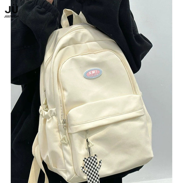 Korean Version Student Bag Simple Shoulder Bag With Adjustable Shoulder  Straps For High School Student College Student