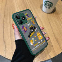 Case4you เคสสำหรับ Realme C53 Realme Narzo N53บาสเก็ตบอลสร้างสรรค์ No.8ไบรอันเจอร์ซีย์รองเท้าผ้าใบมีน้ำค้างแข็งโปร่งใสการออกแบบลวดลายเคสโทรศัพท์แบบแข็งฝาครอบหลังกันกระแทกเคสป้องกันกล้อง