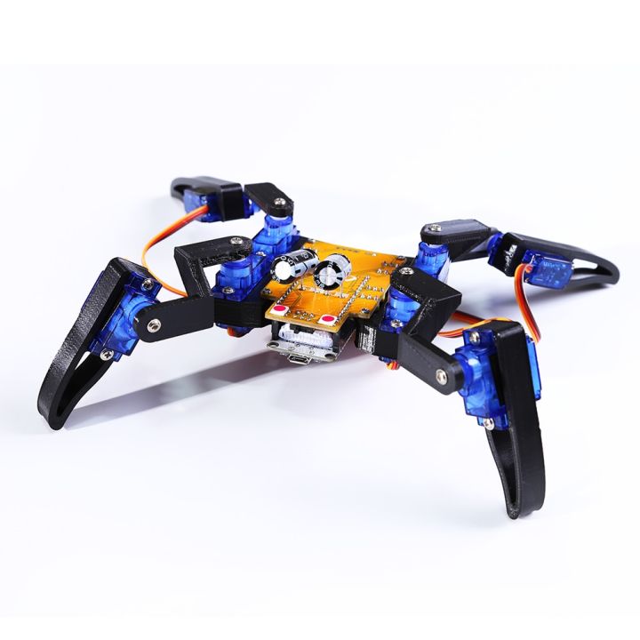 8-dof-spider-robot-arduino-diy-kit-bionic-quadruped-edu-robot-maker-open-source-project-wifi-wireless-control-stem-program-toys