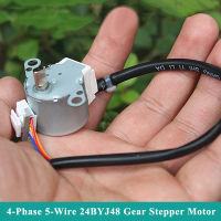 24BYJ48 Micro 24MM 4-Phase 5-Wire Gear Stepper Motor DC 12V Mini Gear Reduction Stepping Step Motor DIY เครื่องปรับอากาศ Monitor-Daoqiao