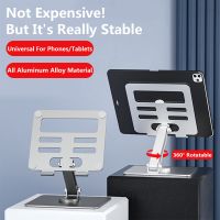Tablet Stand 360 Rotation Height Adjustable Aluminium Foldable Holder Dock For iPad Pro iPhone Xiaomi Phone Tablet Accessories