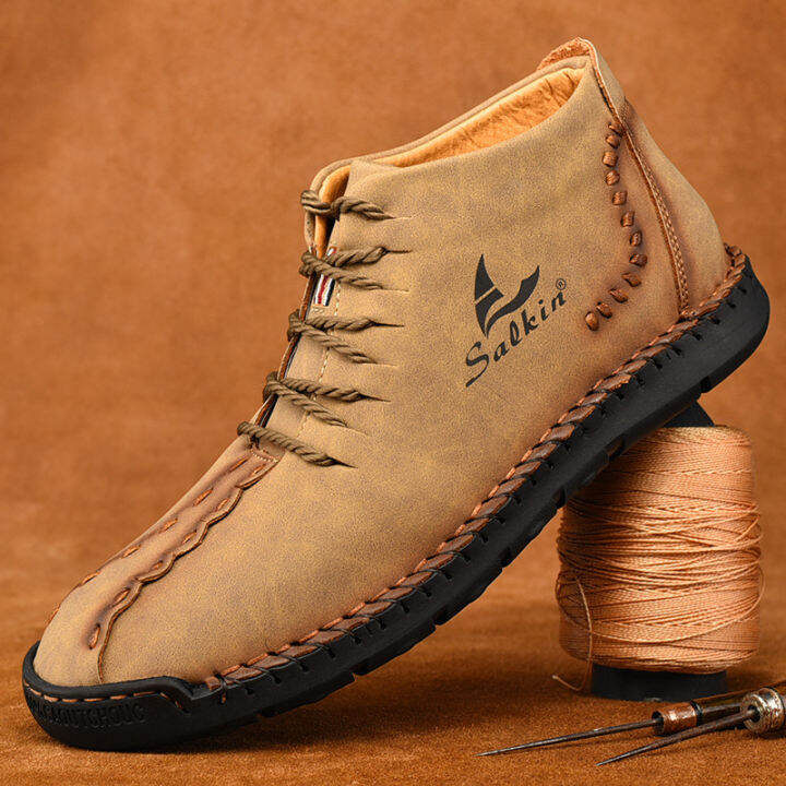 hand-stitching-winter-men-boots-leather-patent-tooling-ankle-boots-blue-outdoor-autumn-hombres-botas-men-casual-leather-shoes