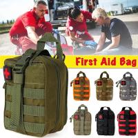 Tactical Aid Bag Waist Bag Emergency Survival Rescue Handbag Waterproof Camping medical First Aid Kit Box Molle