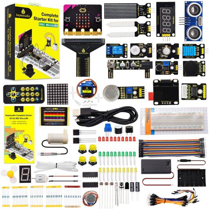 Keyestudio Microbit V2 Starter Kit ชุดการเรียนรู้สําหรับ BBC Micro: bit ...