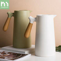 Homenhome Double Walled Thermos กาต้มน้ำกระติกน้ำสูญญากาศ1000Ml ฉนวนความร้อนเหยือกน้ำฤดูหนาว Waterkoker เครื่องดื่มร้อนหม้อสำหรับ Home Office