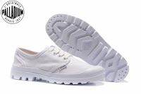 PALLADIUM Pampa Oxford รองเท้าผ้าใบสีขาวล้วนรองเท้าลำลองผู้ชายผู้ชายรองเท้าขนาดยุโรปเดิน Zapatos De Hombre 39-45