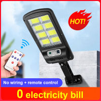 700W Super LED Solar Lamp IPX6 Waterproof 120COB Solar Light Outdoor Remote Control PIR Motion Sensor Rechargeable Street Lights