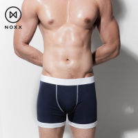 Noxx Boxer Briefs Underwear: กางเกงชั้นใน ทรง Boxer Briefs สีน้ำเงินกรมท่า กุ๊นขาว
