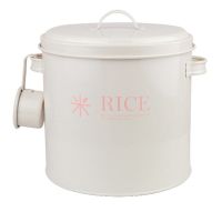 Sealed Rice Bucket Flour Storage Box Iron Sheet Washing Powder Bucket Grain Dispenser Food Storage Container