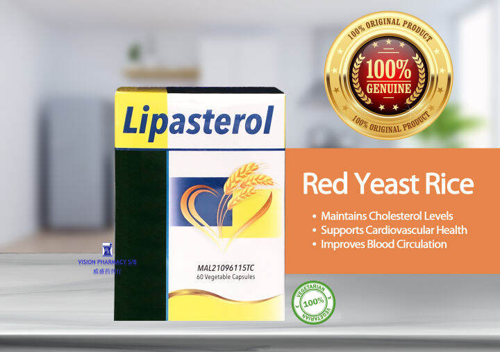 LIPASTEROL FOR MAINTAIN CHOLESTEROL & LDL LEVEL RED YEAST RICE
