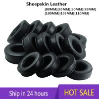 ☏❣ Sheepskin Leather Replacement Round EarPad 70MM 75MM 80MM 85MM 90MM 95MM 100MM 105MM 110MM Ear Cups Ear Pads for Headphones Cove