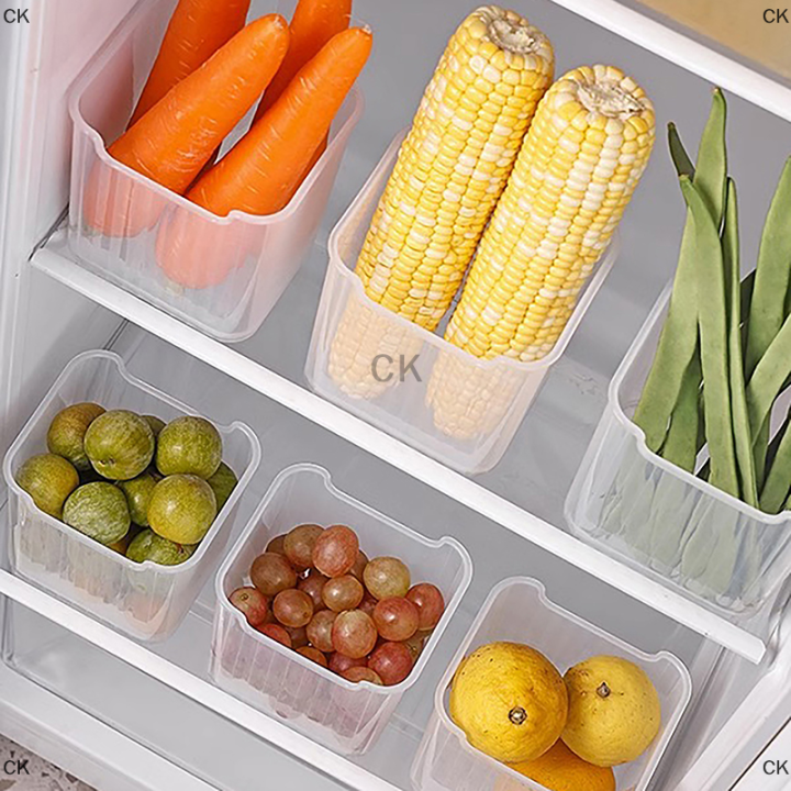 ck-กล่องเก็บอาหารสดในตู้เย็นกล่องใส่อาหารผักผลไม้เครื่องเทศข้างประตูตู้เย็นกล่องเก็บของในครัว