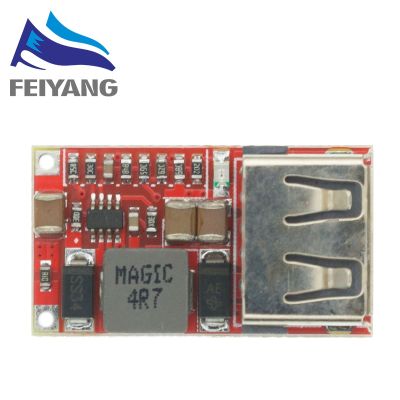 6-24V 24V 12V to 5V USB Step Down Module DC-DC Converter Phone Charger Car Power Supply Module Efficiency 97.5 Buck Module