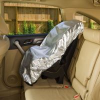 ✥☌☃ 1PCS 50x50cm Car Seat Baby Seat Sun Shade Protector For Children Kids Aluminium Film Sunshade UV Protector Dust Insulation Cover