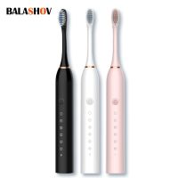 hot【DT】 2021 Electric Toothbrush Adult Timer 6 Mode USB Charger Rechargeable Brushes Heads Set