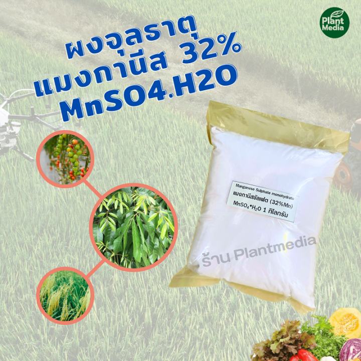 แมงกานีสซัลเฟต-32-mn-manganese-sulfate-monohydrate-บรรจุ-1-กิโลกรัม