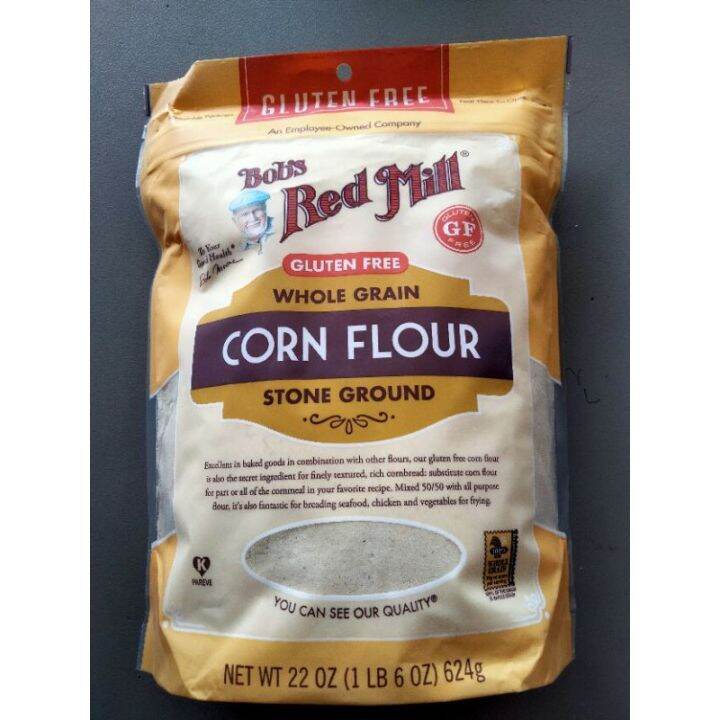 มาใหม่🔹 Bob's Red Mill Corn Flour 624gแป้งข้าวโฟด100 มีจำนวนจำกัด
