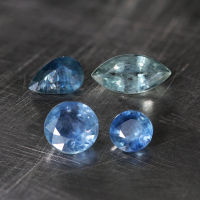 1.20 ct ไพลิน เผาเก่า (Heated Green Blue Sapphire) บางกะจะ ทรงกลม หยดน้ำ มาคี