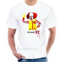 New Men T-Shirt Customized Discount Top Tee It Pennywise Funny Stephen King Mcdonald Clown Im Lovin Horror T-Shirt New Funny Tops Tee Shirt 86 RGXC