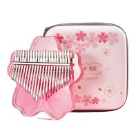 【YF】 Thumb Kalimba 17 21 Pink Transparent Music Instrument for Children Ideas