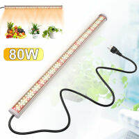 Full Spectrum Led Grow Light 80W Tube LED Phyto Lamps 85V-265V Grow LED Lamp Bar Hydroponic Plants Growth Lights Warm White Red