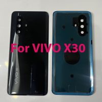 กระจกทนทานสำหรับแบตเตอรี่ VIVO X30 V1938CT แผงฝาหลังปลอกหุ้มช่องหลังเปลี่ยนเคสด้วยเครื่องมือฟรี