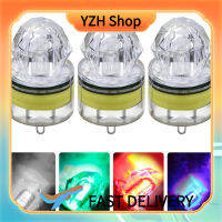 YZH ชุดเหยื่อตกปลา LED 3ชิ้น,ไฟตกปลา LED ช้อนตกปลากะพริบสำหรับไฟเพชรใต้น้ำขนาด4ซม./18ก.