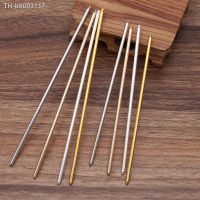 ∋₪∈ 50 PCS 125mmx3mm Vintage Metal Hair Stick Base Setting 4 Colors Plated Hairpins DIY Accessories For Jewelry Making