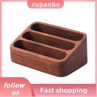 RUPANBO039392692โต๊ะธุรกิจไม้อุปกรณ์เสริม3การ์ดซองใส่บัตรธุรกิจขาตั้งเครื่องใส่การ์ดนามบัตรสำหรับจัดระเบียบในสำนักงาน