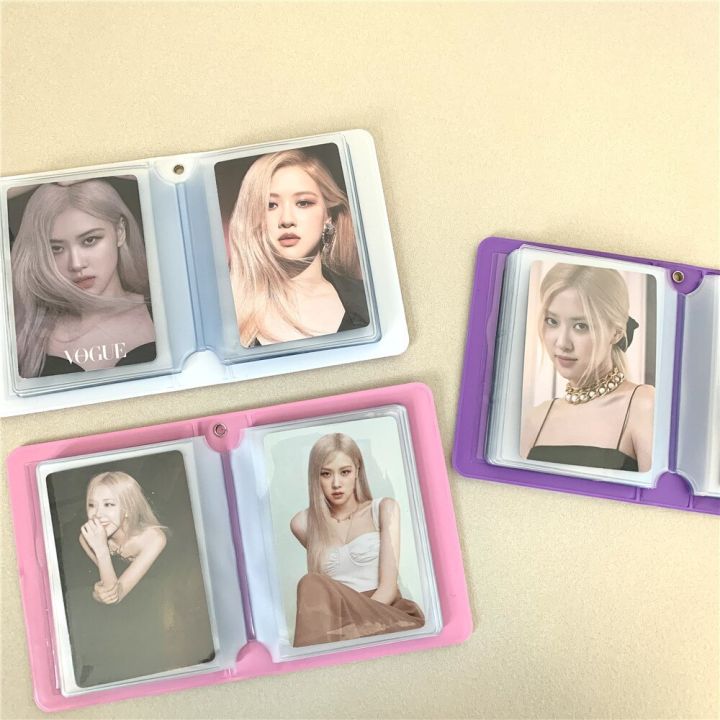 black-love-lace-kpop-photocard-collect-book-3-inch-photo-album-storage-book-stationery-photo-albums