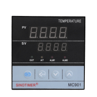 3X MC901 Digital Waterproof Temperature Controller K Type PT100 Sensor Input Relay Output