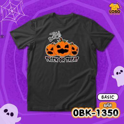 เสื้อยืด Halloween ฮาโลวีน รหัส 1350-1352 (เสื้อดำ)