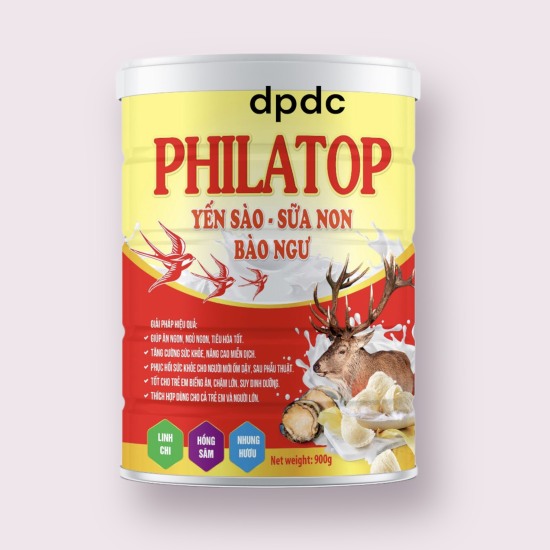 Hộp 400g - sữa bột philatop yến sào - sữa non - bào ngư giúp ăn ngon - ảnh sản phẩm 1