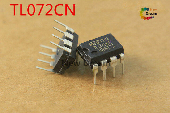 5pcs TL072CN New original ST amplifier TL072 operational amplifier ...