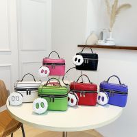 Ladies Cute Plush Handbag Fashion All-Match Box Shoulder Bag Texture Unique Cross-Body Female Funny Pendant 【AUG】