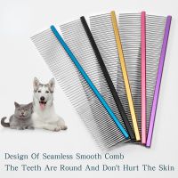 【CC】 Colorful Comb Shedding Dog Grooming 1Pcs Hair Remover Dogs Cleaning Cats Pets Accessories 1pcs