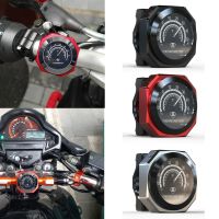 Water Proof Scooter Outdoor Accessories Thermometer Handlebar Dial Motorcycle Thermometer In-vehicle Timetable Adhesives  Tape