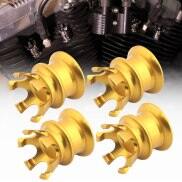 4 cái nắp đậy động cơ nắp đầu bu lông vít đai ốc vương miện Bugi xe mô tô