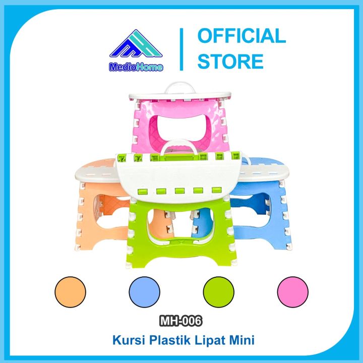 Mediohome Kursi Mini Bangku Kursi Lipat Plastik Lazada Indonesia