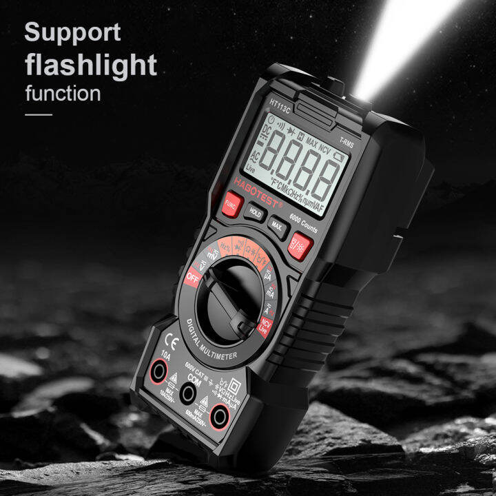 habotest-มัลติมิเตอร์แบบดิจิทัล-ht113-6v-600v-ac-dc-โวลต์มิเตอร์แอมมิเตอร์-ncv-ohm-ทดสอบไดโอดความถี่ต้านทานความจุ