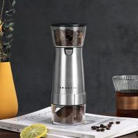 Penggiling Kopi V60แบบพกพาเสี้ยนไฟฟ้าเครื่องบดอัตโนมัติสัมผัสเดียวพร้อมตัวเลือกการบด5ตำแหน่ง TT ร้านค้า