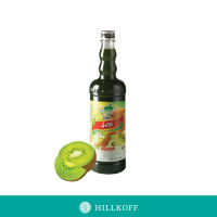 HILLKOFF : น้ำผลไม้เข้มข้น น้ำเชื่อมแต่งกลิ่น Ding Fong Syrup ติ่งฟง ไซรัป กลิ่น Kiwi ขนาด 750 ml.