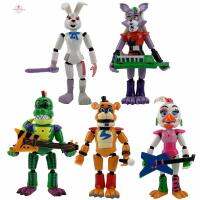 ของขวัญของเล่นพีวีซี Avuyy FNAF รูปปั้นกระต่ายหมี Nightmare Freddy รถของเล่นของตกแต่งอะนิเมะต่อพ่วงห้าคืนที่รูปปั้นเฟรดดี้โมเดลตุ๊กตาแอคชั่นสะสม