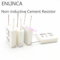 ۩ 5pcs 5W 0.1 0.15 0.22 0.25 0.33 0.5 ohm Non-inductive Cement Resistor 5 0.1R 0.15R 0.22R 0.25R 0.33R 0.5R