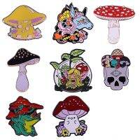 【CW】 Enamel Pin Amanita Muscaria brooch Jewery