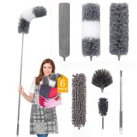 ❀✣✒ Microfiber Duster Extendable Duster Cleaner Brush Telescopic Catcher Mites Gap Dust Removal Dusters Home Cleaning Tools 2.5M